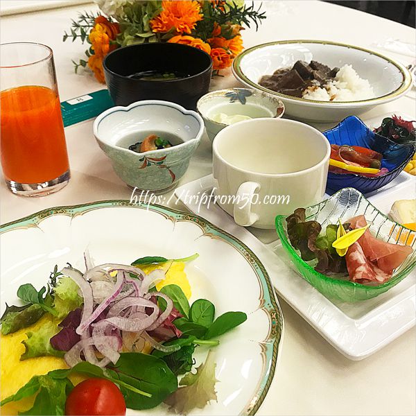 ホテルモントレ仙台の朝食は 和食と洋食のブッフェ形式
